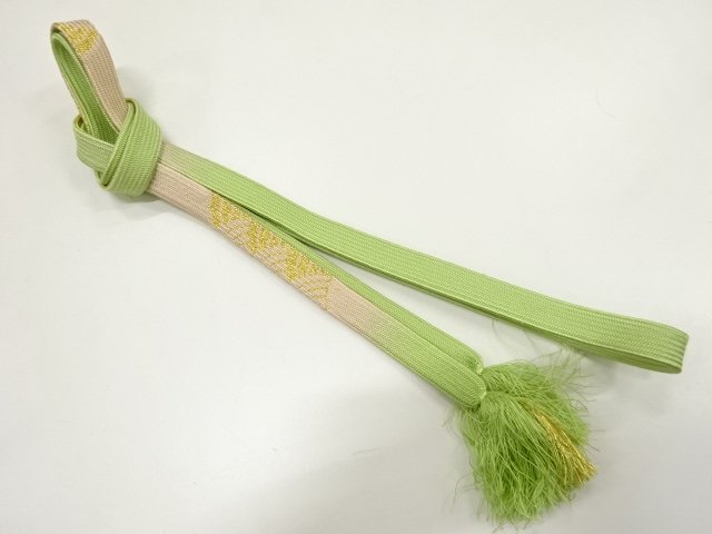 JAPANESE KIMONO / HAND-TIED OBIJIME CORD